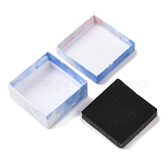 Boîtes à bijoux carrées en carton à dégradé de couleurs&nbsp;CBOX-A010-01A-03