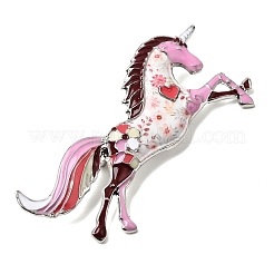 Spille smaltate di unicorno&nbsp;JEWB-L026-08P-01