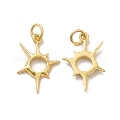 Placage en rack pendentifs en laiton écologiques&nbsp;KK-A177-23G-A