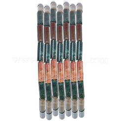 1 Strang Säule natürliche indische Achatperlen Stränge&nbsp;G-PA0002-31