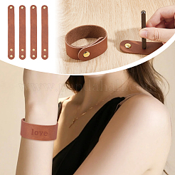 24 Stück 25 mm verstellbare Lederkordelarmbänder&nbsp;DIY-OC0014-26