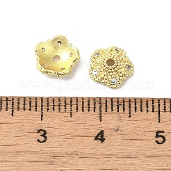 Tappi per perline in ottone con placcatura a cremagliera&nbsp;KK-B088-04B-G