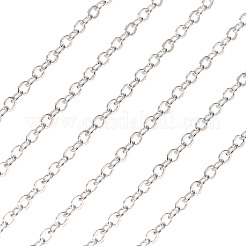 Catene piatte in ferro rivestito in ottone&nbsp;CH-TAC0007-02S