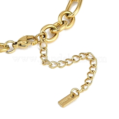 PVD-Vakuumplattierte Armbänder aus Edelstahl 304 für Damen&nbsp;BJEW-Z077-05G