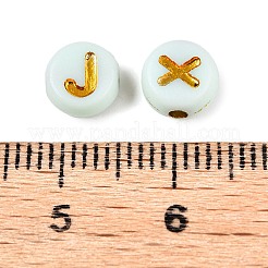 Perles acryliques plaquées&nbsp;PACR-T017-02A