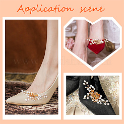 1 Paar Schuhdekorationen aus Eisen-Strass&nbsp;DIY-NB0007-83