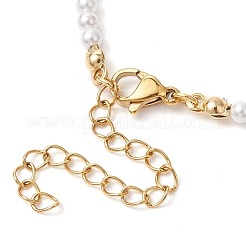 Collana di perle di conchiglia rotonde da 3 mm per donna&nbsp;NJEW-JN05077