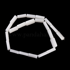 Natürliche weiße Jade perlen Stränge&nbsp;G-M420-M06-02