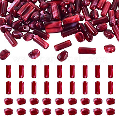 90 pièce de perles opaques en acrylique imitation pierre précieuse&nbsp;OACR-TA0005-14B