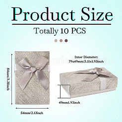 Coffret cadeau ensemble de bijoux en papier rectangle&nbsp;CON-TAC0013-01D
