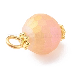 Pendenti di perle di vetro placcato&nbsp;PALLOY-JF00657