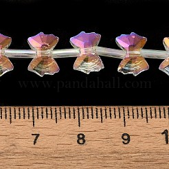 Perles en verre electroplate&nbsp;EGLA-F163-01-FR01