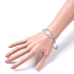 Bracciali cordone poliestere coreano cerati&nbsp;BJEW-JB04598