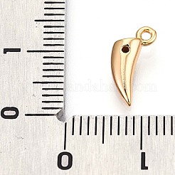 Pendentifs en laiton zircon cubique transparent&nbsp;KK-T075-03G