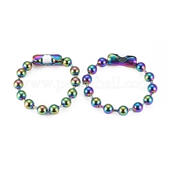 Bracciali a catena a palline in acciaio inossidabile 304&nbsp;STAS-D233-05M