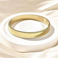304 Edelstahl-Armreifen mit Scharnier für Damen&nbsp;BJEW-A028-01G