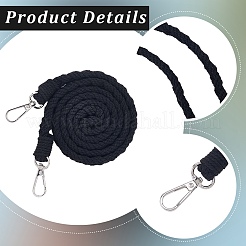 2 Stück Handygurte aus Kunstleder mit gedrehter Strickschnur&nbsp;FIND-CP0003-73B