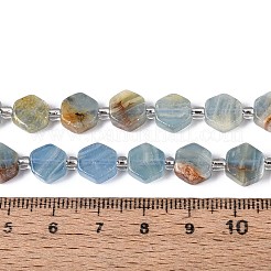 Natürliche blaue Calcit Perlen Stränge&nbsp;G-P534-A24-01