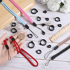 5 cinturino da collo in poliestere bicolore&nbsp;DIY-GF0008-14