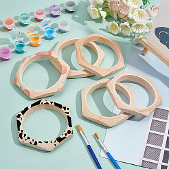 Fabrication de bracelets en bois&nbsp;BJEW-WH0017-02
