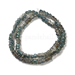 Chapelets de perles en verre électroplaqué&nbsp;EGLA-Q127-A02-01