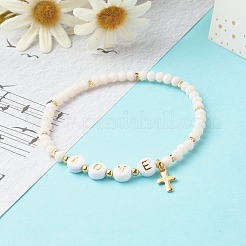 Glasperlen Armbänder strecken&nbsp;BJEW-JB06577-04
