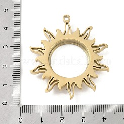 Placcatura ionica (ip) 304 ciondolo medaglione in acciaio inossidabile&nbsp;STAS-S132-08G-01