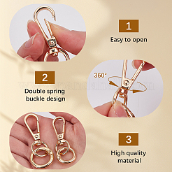 DIY-Schlüsselanhänger-Verschluss-Sets&nbsp;DIY-SP0003-47G