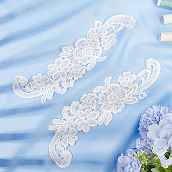 Blumenapplikationen aufnähen&nbsp;PATC-WH0005-46B