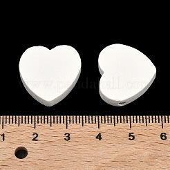 Perles en bois peintes par pulvérisation&nbsp;WOOD-L023-01B