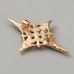 Spille in lega di strass per abiti da zaino&nbsp;JEWB-WH0028-117A