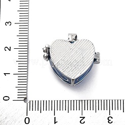 Pendentifs émaillés de médaillon en laiton&nbsp;KK-F894-15P