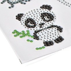DIY Tierthema Diamant Malerei Aufkleber Kits für Kinder&nbsp;X-DIY-O016-15