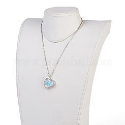 Collane del pendente del rhinestone della lega&nbsp;NJEW-JN02234