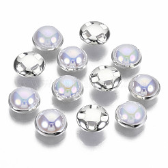 ABS-Kunststoffimitation Perle Nähen Knöpfe&nbsp;BUTT-S005-10mm-01S