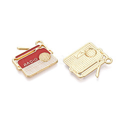 Pendente smaltati in lega&nbsp;ENAM-T024-27M-G