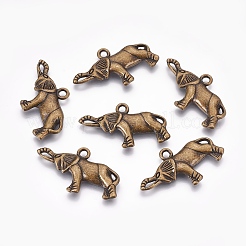 Pendente in lega stile tibetano&nbsp;TIBEP-T002-65AB-NR