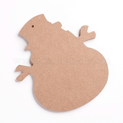 Bases de mosaïque en bois naturel non teint&nbsp;WOOD-G005-01