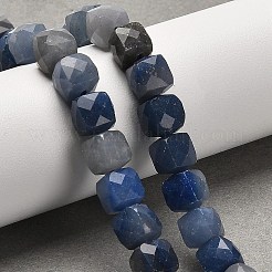 Natürliche blaue Aventurin (gefärbt und erhitzt) Perlenstränge&nbsp;G-H078-C22-01