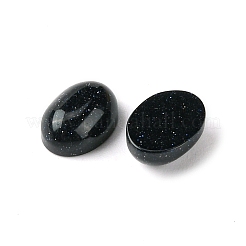 Sintetico cabochon Goldstone blu&nbsp;G-A094-01B-58