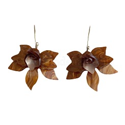 Ohrstecker aus Acryllegierung mit Blumenmotiv&nbsp;FS-WG43F84-01