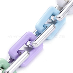 Handgemachte opake Acryl-Boston-Ketten&nbsp;AJEW-JB00636