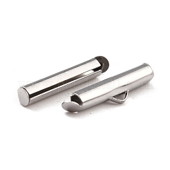 Tubes à fermoir coulissant en acier inoxydable 304 anti-ternissement&nbsp;STAS-C044-08B-P