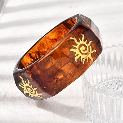 Bracelets en résine pour femmes&nbsp;BJEW-B167-01A