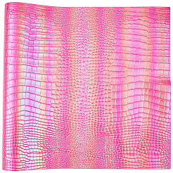Tissu en cuir PU à motif crocodile&nbsp;DIY-WH20062-47D