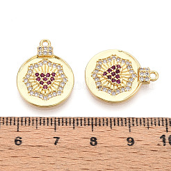 Ottone micro spianare pendenti zirconi&nbsp;KK-N265-32G