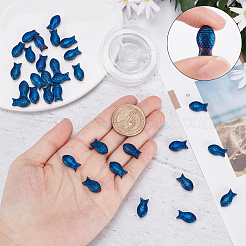 Kit fai da te per realizzare braccialetti con perline a forma di pesce&nbsp;EGLA-SC0001-09A