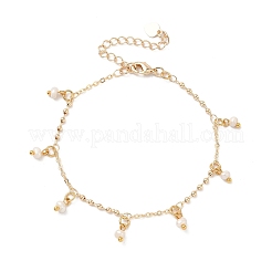 Charm-Armbänder aus natürlichen Zuchtperlen&nbsp;BJEW-JB12313