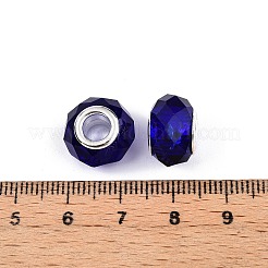 Perle di vetro trasparente europei&nbsp;GPDL-N004-D14mm-B15