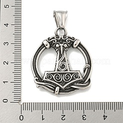 Pendentifs en acier inoxydable chirurgical 316&nbsp;STAS-E212-65AS